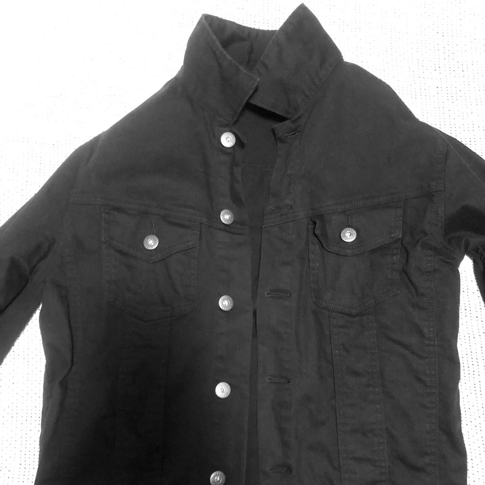 Jack and Jones Black Denim Jacket